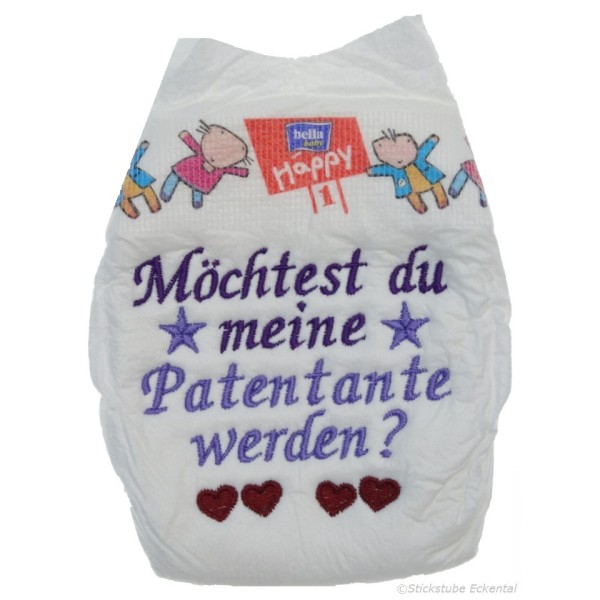 Windel Taufe Patentante